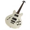 Custom Warwick GPS 4-String Star Bass Semi-Hollow Guitar - Cream White