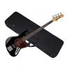 Custom DEAN Juggernaut 4 string BASS guitar NEW Black w/ LIGHT CASE - Rosewood #1 small image
