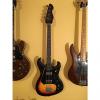 Custom 1960s National Vintage Electric Bass Guitar Sunburst German-Carve Bison Japan #1 small image