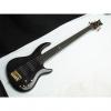 Custom DEAN Edge Pro 5-string BASS guitar Trans Black NEW - Flame Maple