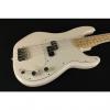 Custom Fender Standard Precision Bass Maple Fingerboard Arctic White 3-Ply Parchment Pickguard 0146102580 (291)