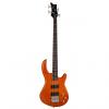 Custom Dean E1 TAM Edge 1 Electric 4-String Bass w/ Trans Amber Gloss Finish &amp; Soft Bass Case