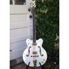 Custom Gretsch White Falcon bass