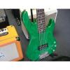 Custom G&amp;L I-1505 USA 5 string bass trans green #1 small image