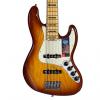 Custom Fender American Elite Jazz V Bass Tobacco Sunburst w/Case