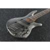 Custom Ibanez SRFF805 Fanned Fret 5-String Electric Bass Guitar Satin Black - 887802123126 #1 small image