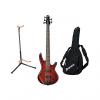 Custom Ibanez GSR205SMCNB 5-String Electric Bass - Charcoal Brown with Bag &amp; Stand