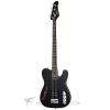 Custom Schecter Baron H Vintage Rosewood Fretboard Electric Bass Gloss Black - 2654 - 81544704241 #1 small image