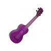 Custom Kala Makala Waterman - Grape Fluorscent Soprano Ukulele (Purple)