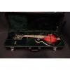 Custom Washburn M3SWETWRK Mandolin in Trans Wine Red &amp; Case #0088