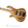 Custom Schecter Riot-5 Session LH Maple Fretboard Electric Bass Aged Natural Satin - 2857 - 81544708072