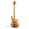 Custom Schecter Riot-4 Session Maple Fretboard Electric Bass Aged Natural Satin - 2852 - 81544708027 #1 small image