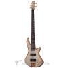 Custom Schecter Stiletto Custom-5 Rosewood Fretboard Electric Bass Natural Satin - 2541 - 839212004274 #1 small image