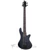 Custom Schecter Stiletto Stealth-5 LH Rosewood Fretboard Electric Bass Satin Black - 2527 - 81544701592 #1 small image