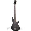 Custom Schecter Stiletto Extreme-4 Rosewood Fretboard Electric Bass See-Thru Black - 2503 - 839212001563