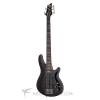 Custom Schecter Omen-5 Rosewood Fretboard Electric Bass Gloss Black - 2093 - 81544703282 #1 small image