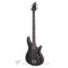 Custom Schecter Omen-4 Rosewood Fretboard Electric Bass Gloss Black - 2090 - 81544703251 #1 small image