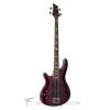 Custom Schecter Omen Extreme-4 LH Rosewood Fretboard Electric Bass Black Cherry - 2046 - 839212001525 #1 small image