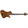 Custom ESP LTD STREAM-1004 FM WBR 4-String Series Rosewood Fingerboard Electric Bass Guitar - Walnut Brown Finish (LSTREAM1004FMWBR) #1 small image