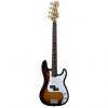 Custom Fender Standard Precision Bass with Rosewood Fingerboard - Brown Sunburst #1 small image