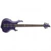 Custom ESP LTD F-Series F-155 Deluxe Bass Guitar Dark See Thru Purple 5-String F155 #1 small image