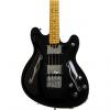 Custom Fender Starcaster Bass - Black