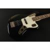 Custom Fender Jaguar Bass Japan - Bound Rosewood Fretboard Block Inlays- Black