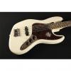 Custom Fender American Standard Jazz Bass Rosewood Fingerboard Olympic White 0193700705 (316)