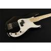 Custom Fender Standard Precision Bass Maple Fingerboard Black 0146102506 (123)