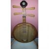 Custom Yueqin Moon Guitar Ancient Chinese musical instrument Rosewood/Bone/Ivory * RARE #1 small image