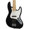 Custom Fender Standard Jazz Bass - Black with Maple Fingerboard