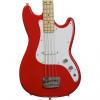 Custom Squier Bronco Bass - Torino Red