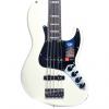 Custom Fender American Elite Jazz Bass V 5-String Olympic White
