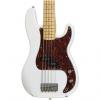 Custom Squier Vintage Modified P Bass V - Olympic White #1 small image