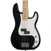 Custom Fender Standard Precision Bass - Black with Maple Fingerboard