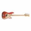 Custom FENDER Road Worn 50's Precision P-Bass Guitar Maple Fretboard Fiesta Red w/ Gig Bag