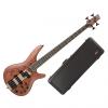Custom Ibanez SR750 4-String Bass Guitar - Natural Flat + Case