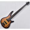 Custom Ibanez SRF705-BBF SR Workshop Series 5 String Electric Bass in Brown Burst Flat Finish