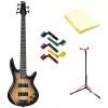 Custom Ibanez GSR205SM-NGTK1 Electric Bass Guitar-Natural Gray Burst with Stand, Pegwinders &amp; Cloth #1 small image