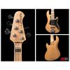 Custom Lakland Skyline Darryl Jones Signature Natural 5 String Bass Guitar - Maple Neck Block Inlay - Case not included #1 small image