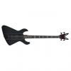 Custom Dean Demonator 4 Chaos 4-String Bass Guitar - Black Satin (DEMONATOR 4 BKS)