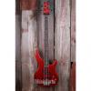 Custom Yamaha TRBX204 BRM 4 String Electric Bass Guitar Bright Red Metallic Finish #1 small image