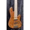 Custom Elrick Expat New Jazz Standard 5 String Spalted Maple Burl Top with Case