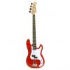 Custom Crestwood Bass Guitar 4 String Red P-Style #1 small image