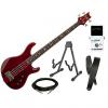 Custom PRS SE Kingfisher Bass+Pedal+Strap+Stand+Cable