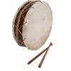 Custom Early Music Shop 12&quot; Tabor Drum Goatskin Heads Hemp Snare and Sticks