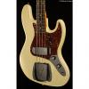 Custom Fender Custom Shop 1960 Journeyman Jazz Bass Aged Olympic White (394) #1 small image