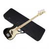 Custom DEAN Paramount 4 string BASS guitar NEW Classic Black w/ LIGHT CASE - Maple