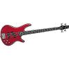 Custom Ibanez GSR200 Bass Guitar Transparent Red, Full Set Up #1 small image