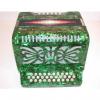 Custom Rossetti 31X12 Button Accordion, Key ADG, Case &amp; Straps, Green, 3112 GRN ADG #1 small image